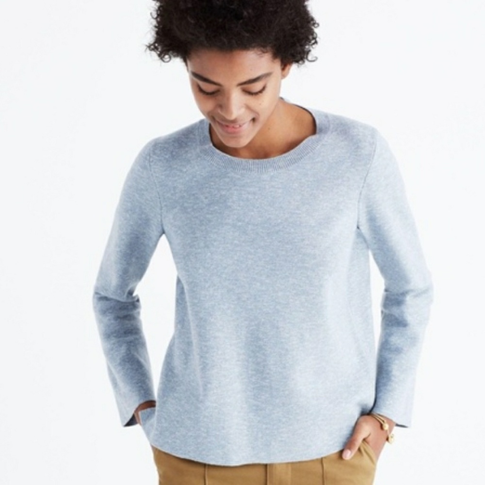 MADEWELL LACE UP BACK SWEATER S - Picture 4 of 8